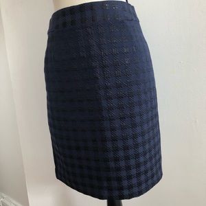 DEX The Suit Shop New York dark blue skirt size s/p.